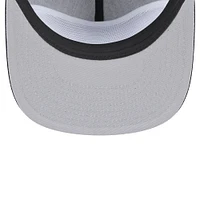 Men's New Era  Black Jacksonville Jaguars Throwback Crawl Lockup Golfer Snapback Hat