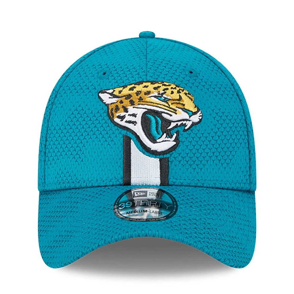 Men's New Era Teal Jacksonville Jaguars 2024 Sideline 39THIRTY Flex Hat