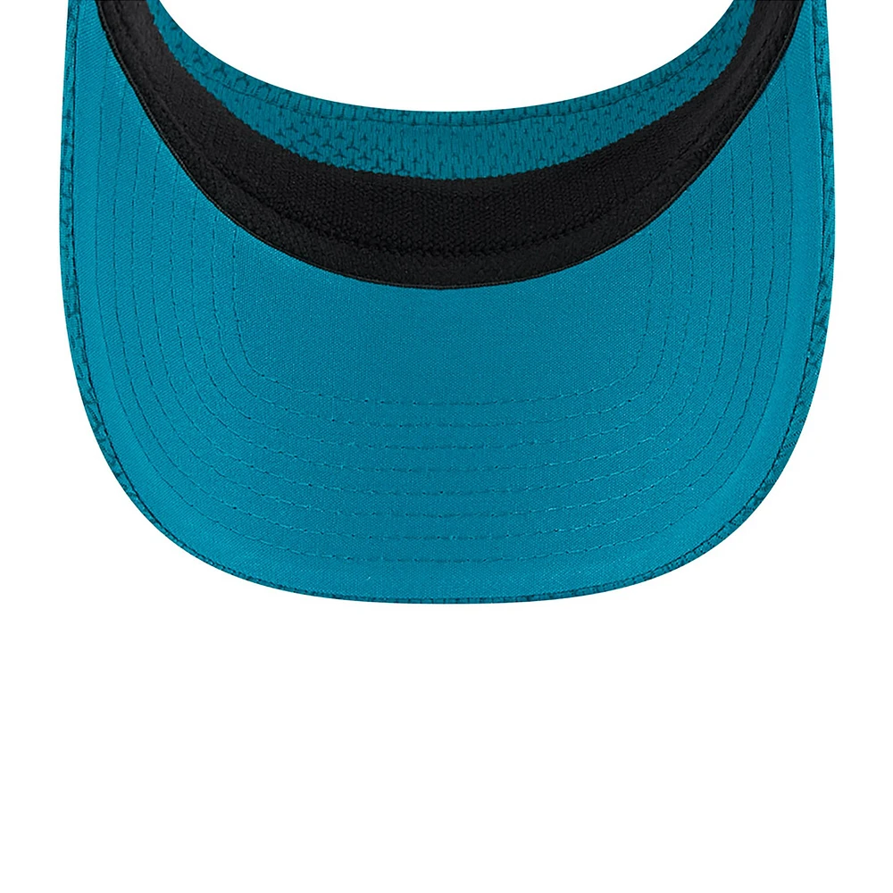 Men's New Era  Teal Jacksonville Jaguars 2024 Sideline Visor
