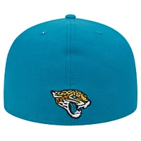 Casquette ajustée 59FIFTY New Era pour hommes, Jacksonville Jaguars City Originals, bleu sarcelle