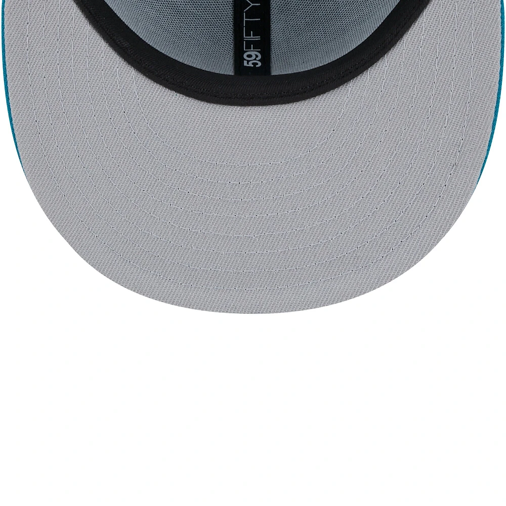 Casquette ajustée 59FIFTY New Era pour hommes, Jacksonville Jaguars City Originals, bleu sarcelle