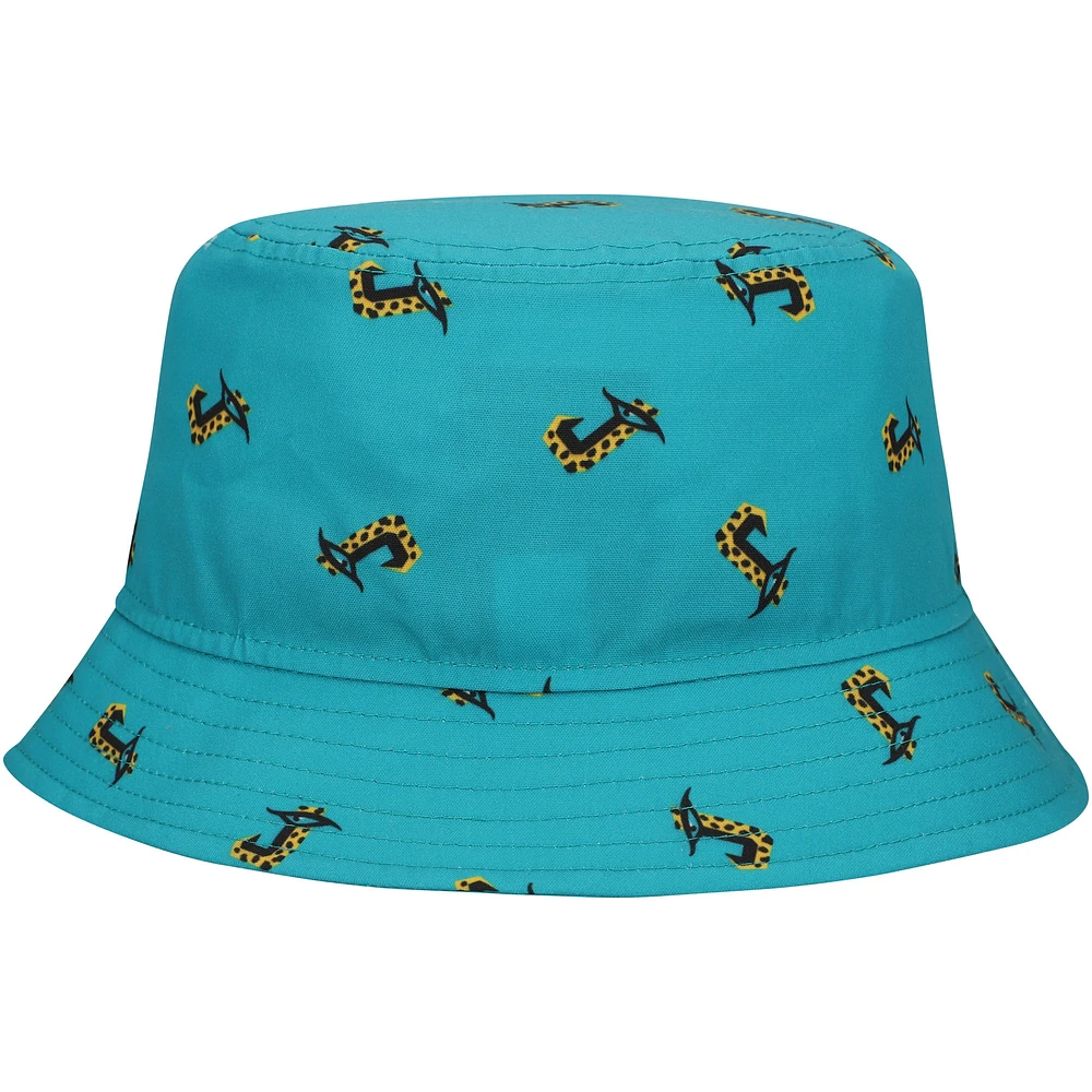 Men's New Era Teal Jacksonville Jaguars City Originals Bucket Hat