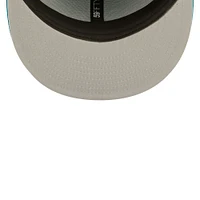 Casquette ajustée 59FIFTY Flawless des Jaguars de Jacksonville New Era bleu sarcelle pour homme