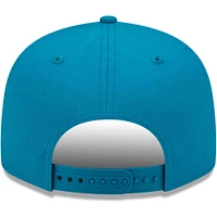 Men's New Era Teal Jacksonville Jaguars Main Script 9FIFTY Snapback Hat