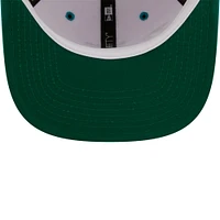 Men's New Era White/Teal Jacksonville Jaguars Sparky Original 9FIFTY Snapback Hat