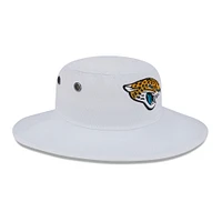 Men's New Era  White Jacksonville Jaguars 2023 NFL Training Camp Panama Bucket Hat