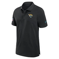 Polo Nike noir Jacksonville Jaguars 2024/25 Sideline Performance pour homme