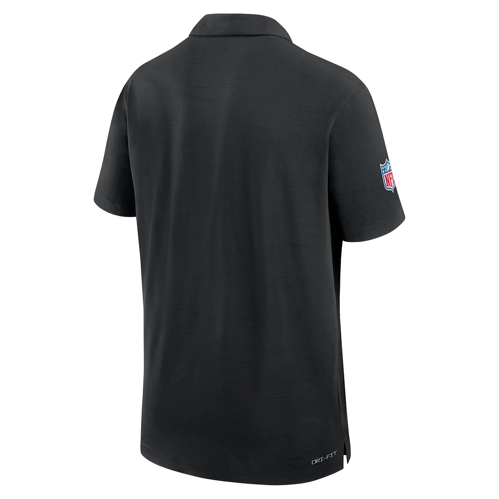 Polo Nike noir Jacksonville Jaguars 2024/25 Sideline Performance pour homme
