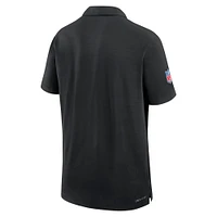 Polo Nike noir Jacksonville Jaguars 2024/25 Sideline Performance pour homme