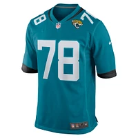Men's Nike Dennis Daley  Teal Jacksonville Jaguars Team Game Jersey