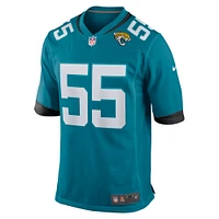 Men's Nike Dequan Jackson  Teal Jacksonville Jaguars Game Jersey