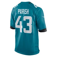 Men's Nike Derek Parish  Teal Jacksonville Jaguars Game Jersey