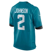 Men's Nike D'Ernest Johnson  Teal Jacksonville Jaguars Team Game Jersey