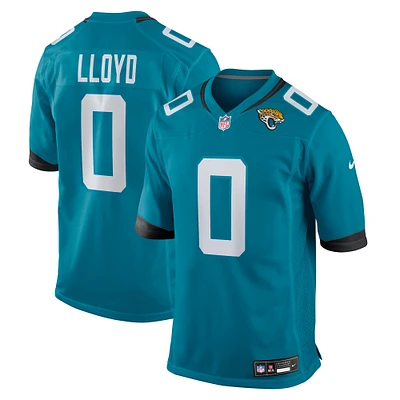 Maillot Nike Devin Lloyd Teal pour homme des Jaguars de Jacksonville