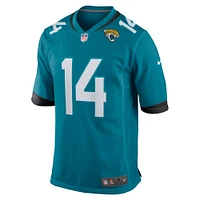 Men's Nike Elijah Cooks  Teal Jacksonville Jaguars Team Game Jersey