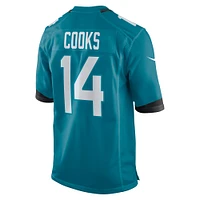 Men's Nike Elijah Cooks  Teal Jacksonville Jaguars Team Game Jersey