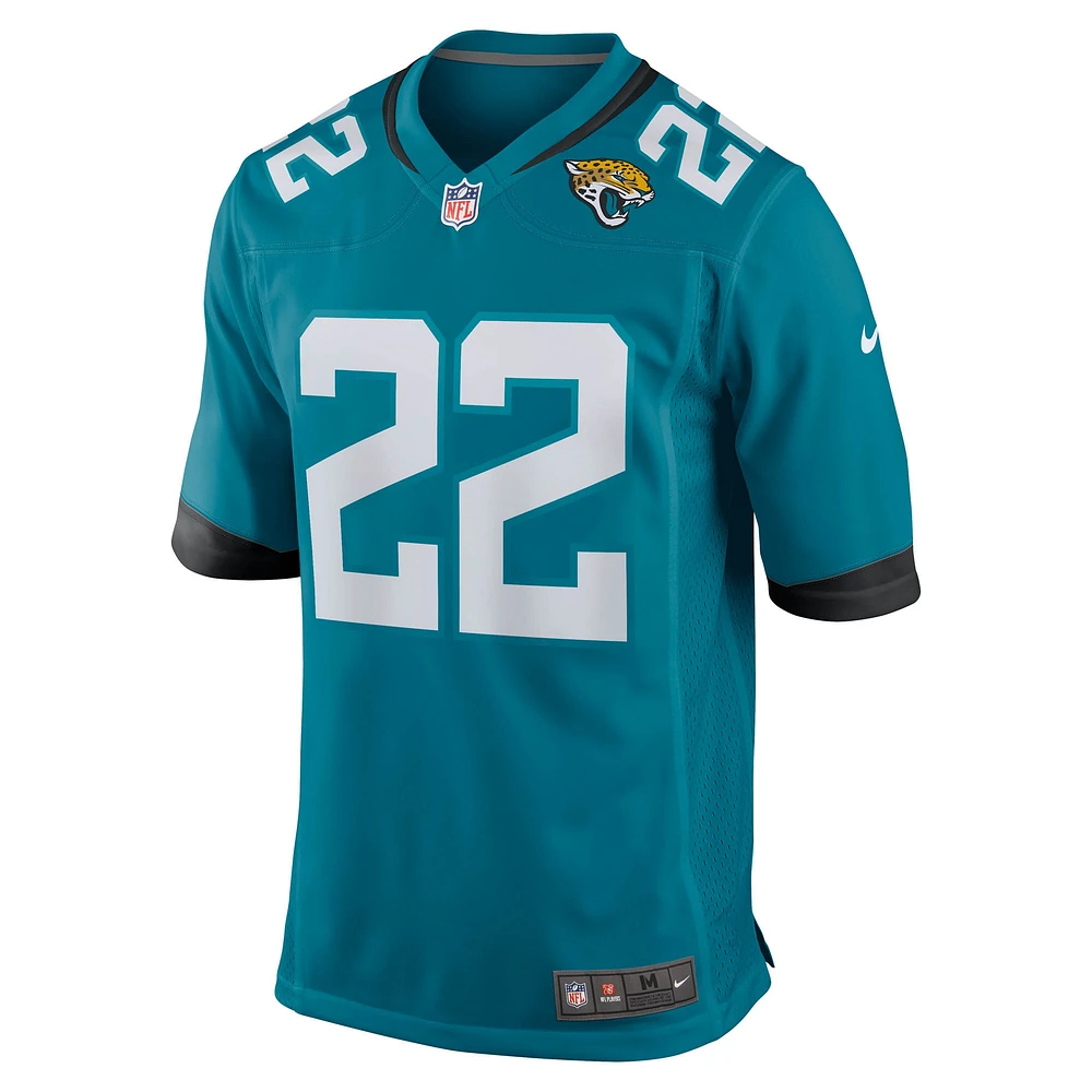 Men's Nike Jarrian Jones  Teal Jacksonville Jaguars Team Game Jersey