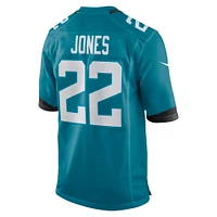 Men's Nike Jarrian Jones  Teal Jacksonville Jaguars Team Game Jersey