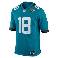 Men's Nike John Wolford  Teal Jacksonville Jaguars Team Game Jersey