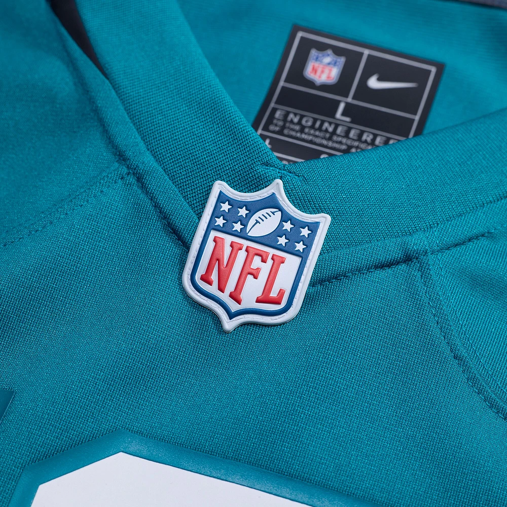 Men's Nike John Wolford  Teal Jacksonville Jaguars Team Game Jersey