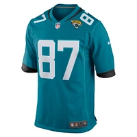 Men's Nike Josh Pederson  Teal Jacksonville Jaguars Team Game Jersey