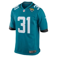 Men's Nike Keilan Robinson  Teal Jacksonville Jaguars Team Game Jersey