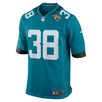 Men's Nike Riley Patterson  Teal Jacksonville Jaguars Team Game Jersey