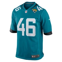 Men's Nike Ross Matiscik Teal Jacksonville Jaguars Game Jersey
