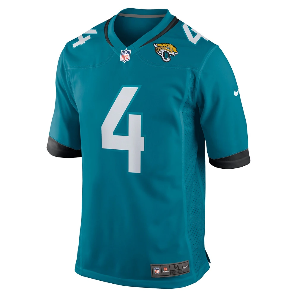 Men's Nike Tank Bigsby Teal Jacksonville Jaguars Game Jersey