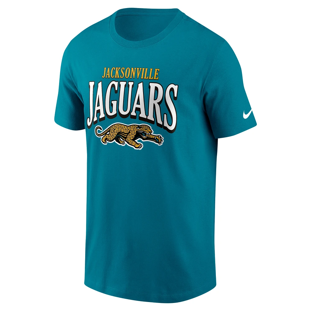 Men's Nike Teal Jacksonville Jaguars Essential T-Shirt