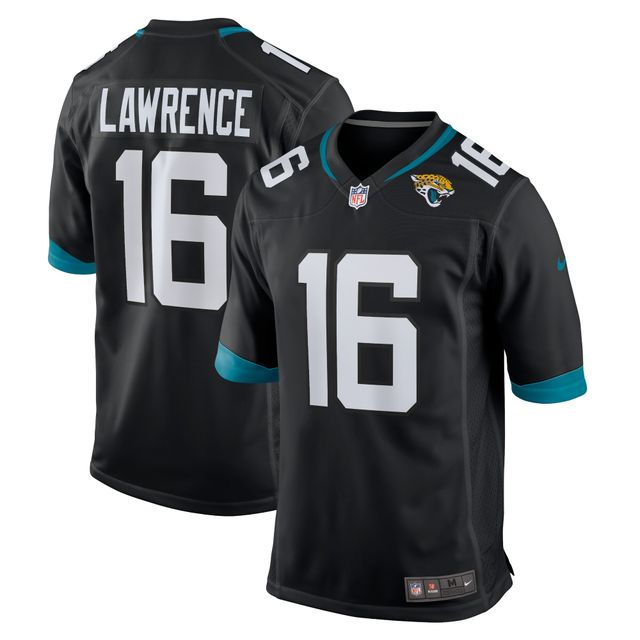 Maillot de jeu alternatif Nike Trevor Lawrence pour hommes, noir, Jacksonville Jaguars
