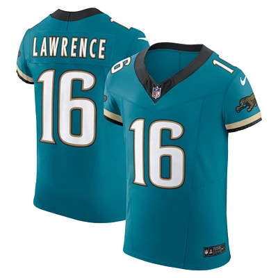 Nike Trevor Lawrence Teal Jacksonville Jaguars Prowler Throwback Vapor F.U.S.E. Maillot Élite