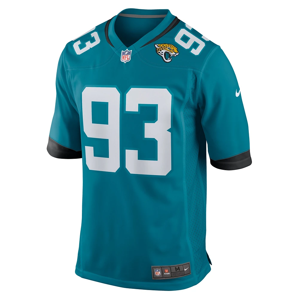 Men's Nike Tyler Lacy  Teal Jacksonville Jaguars Team Game Jersey