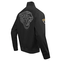 Veste zippée en sergé noir Jacksonville Jaguars Pro Standard pour homme