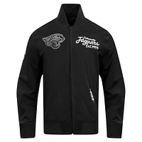 Veste zippée en sergé noir Jacksonville Jaguars Pro Standard pour homme