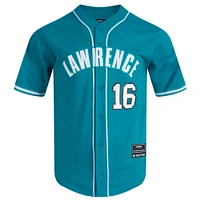 Men's Pro Standard Trevor Lawrence Teal Jacksonville Jaguars Mesh Button-Up Baseball Jersey