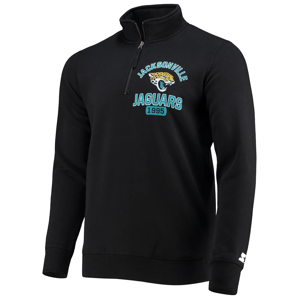 Veste noire à fermeture éclair pour homme Jacksonville Jaguars Heisman Starter