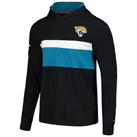 Men's Tommy Hilfiger  Black Jacksonville Jaguars Morgan Long Sleeve Hoodie T-Shirt