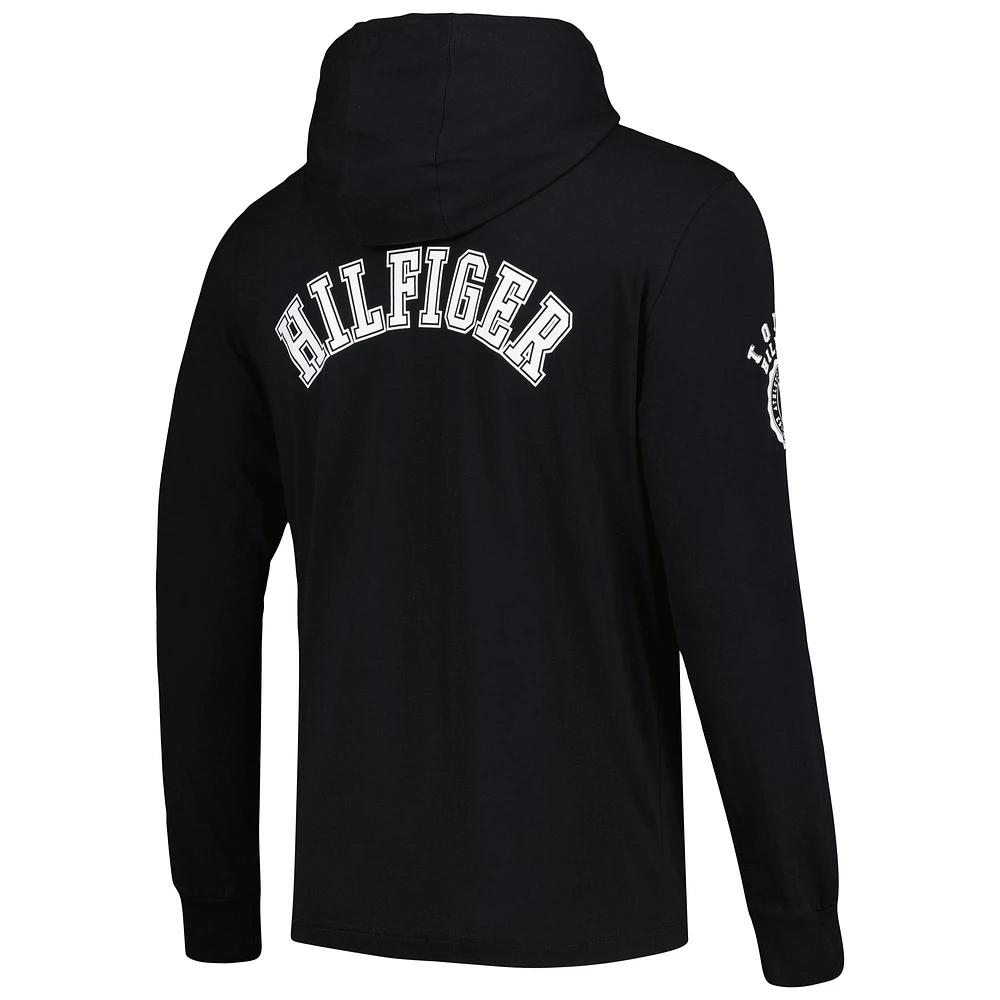Men's Tommy Hilfiger  Black Jacksonville Jaguars Morgan Long Sleeve Hoodie T-Shirt