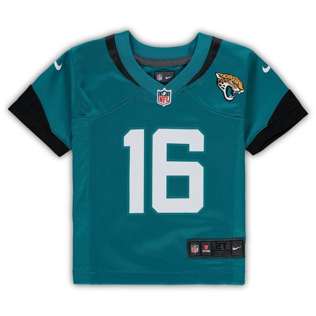 Maillot de match des Jacksonville Jaguars Nike Trevor Lawrence pour enfants d'âge préscolaire, bleu sarcelle