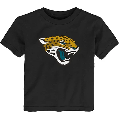 T-shirt noir avec logo principal Jacksonville Jaguars pour tout-petit
