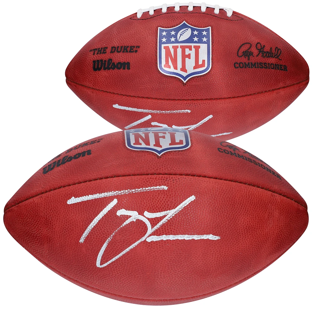 Trevor Lawrence Jacksonville Jaguars Autographed Wilson Duke Full Color Pro Football