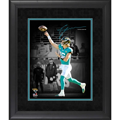 Trevor Lawrence Jacksonville Jaguars Facsimile Signature Framed 11" x 14" Spotlight Photograph