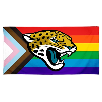 Serviette de plage WinCraft Jacksonville Jaguars 30'' x 60'' Pride Spectra