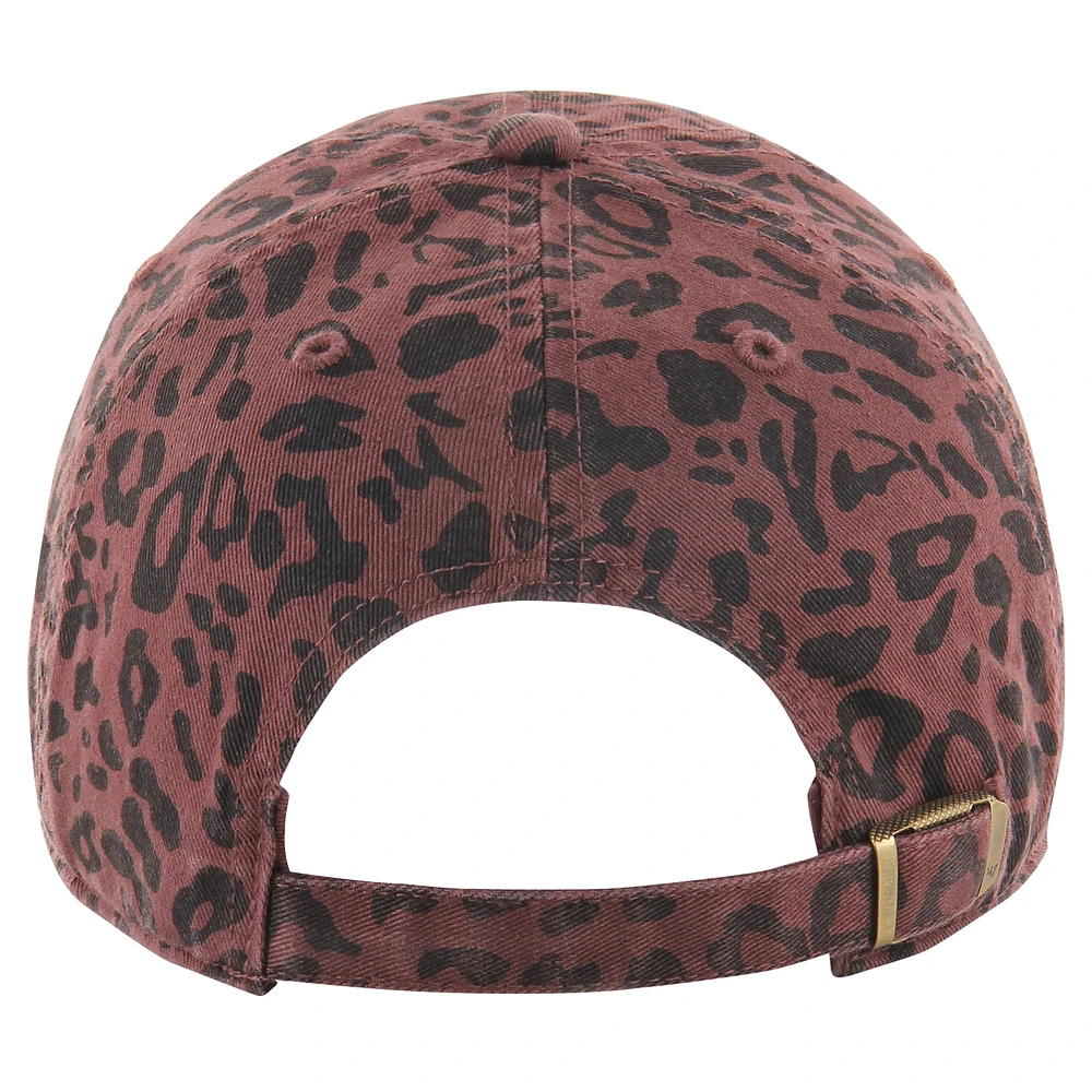 Women's '47  Brown Jacksonville Jaguars Tawny Clean Up Adjustable Hat