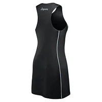 Women's Fanatics Black Jacksonville Jaguars Studio Boost Athletic Half-Zip Dress