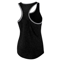 Women's Fanatics Heather Black Jacksonville Jaguars Plus Fuel Tank Top