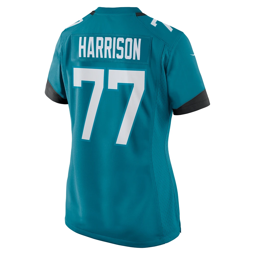 Women's Nike Anton Harrison  Teal Jacksonville Jaguars Team Game Jersey