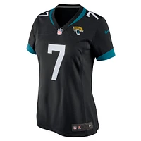 Women's Nike Byron Leftwich Black Jacksonville Jaguars Alternate Retired Player Game Jersey