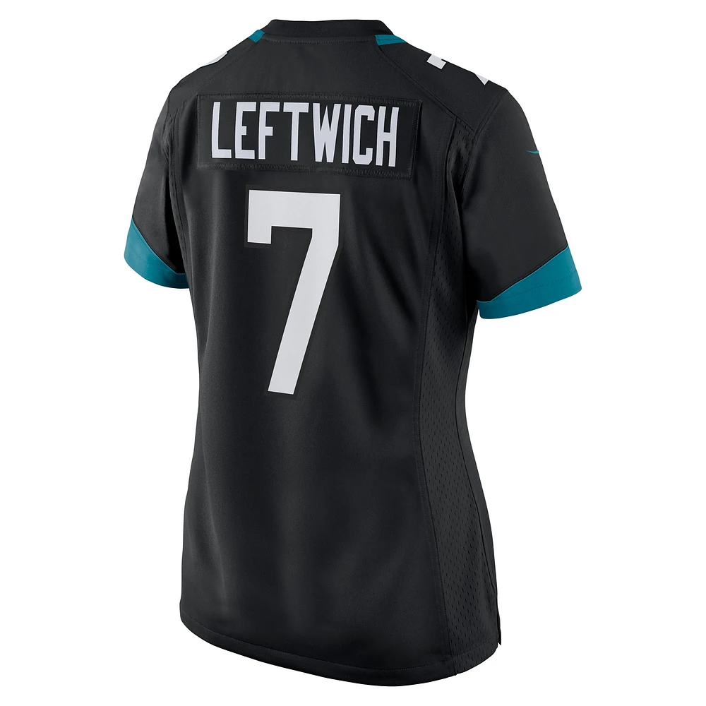 Women's Nike Byron Leftwich Black Jacksonville Jaguars Alternate Retired Player Game Jersey
